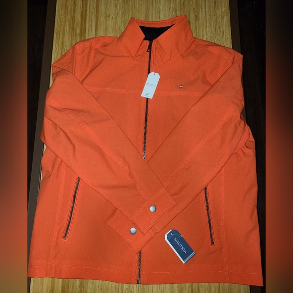 Nautica Men's Size L Full Zip Pride Windbreaker Weather Resistant Jacket NWT - Picture 9 of 14